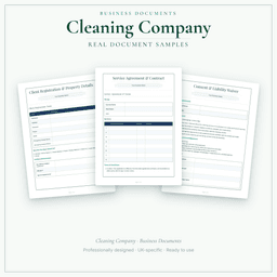 Business Documents — Premium — Sample document pages