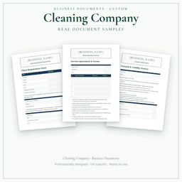 Business Documents — Custom — Sample document pages