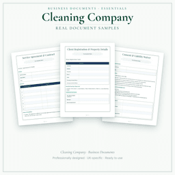 Business Documents — Essential — Sample document pages