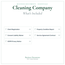 Business Documents — Essential — What's included