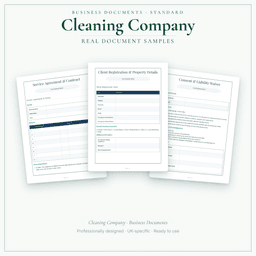 Business Documents — Standard — Sample document pages