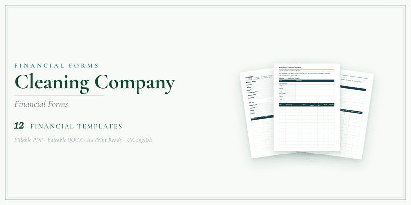 Financial Forms Bundle — Standard