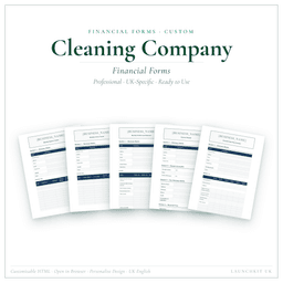 Financial Forms Bundle — Custom — Product card