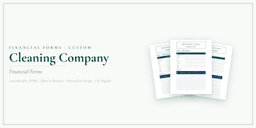 Financial Forms Bundle — Custom — Product overview