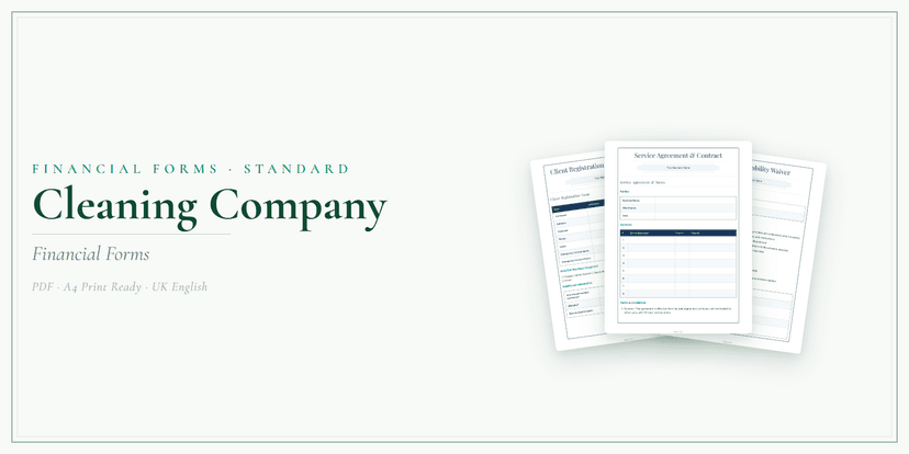 Financial Forms Bundle — Standard