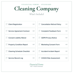 Financial Forms Bundle — Standard — What's included