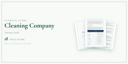 Cleaning Company — Startup Guide, PDF guide product overview