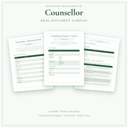 Business Documents — Standard — Sample document pages