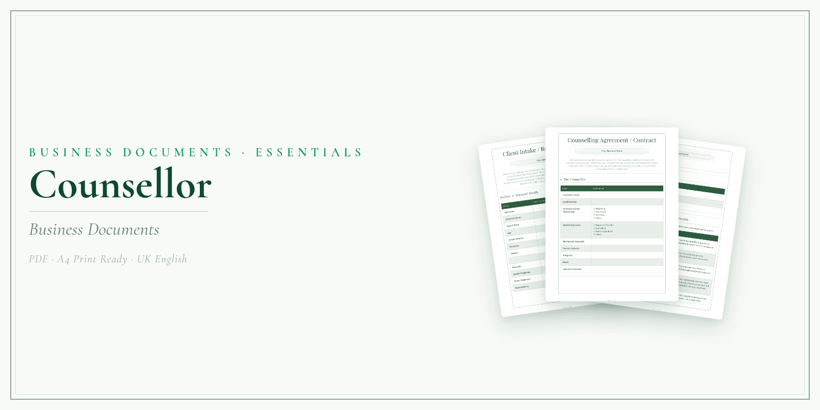 Business Documents — Essential
