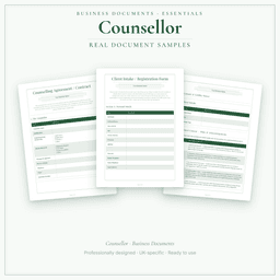 Business Documents — Essential — Sample document pages