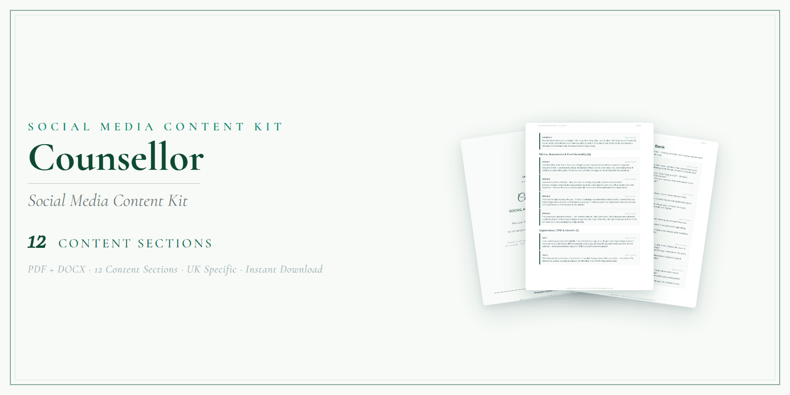 Social Media Content Kit — Product overview