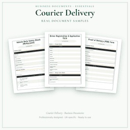 Business Documents — Essential — Sample document pages