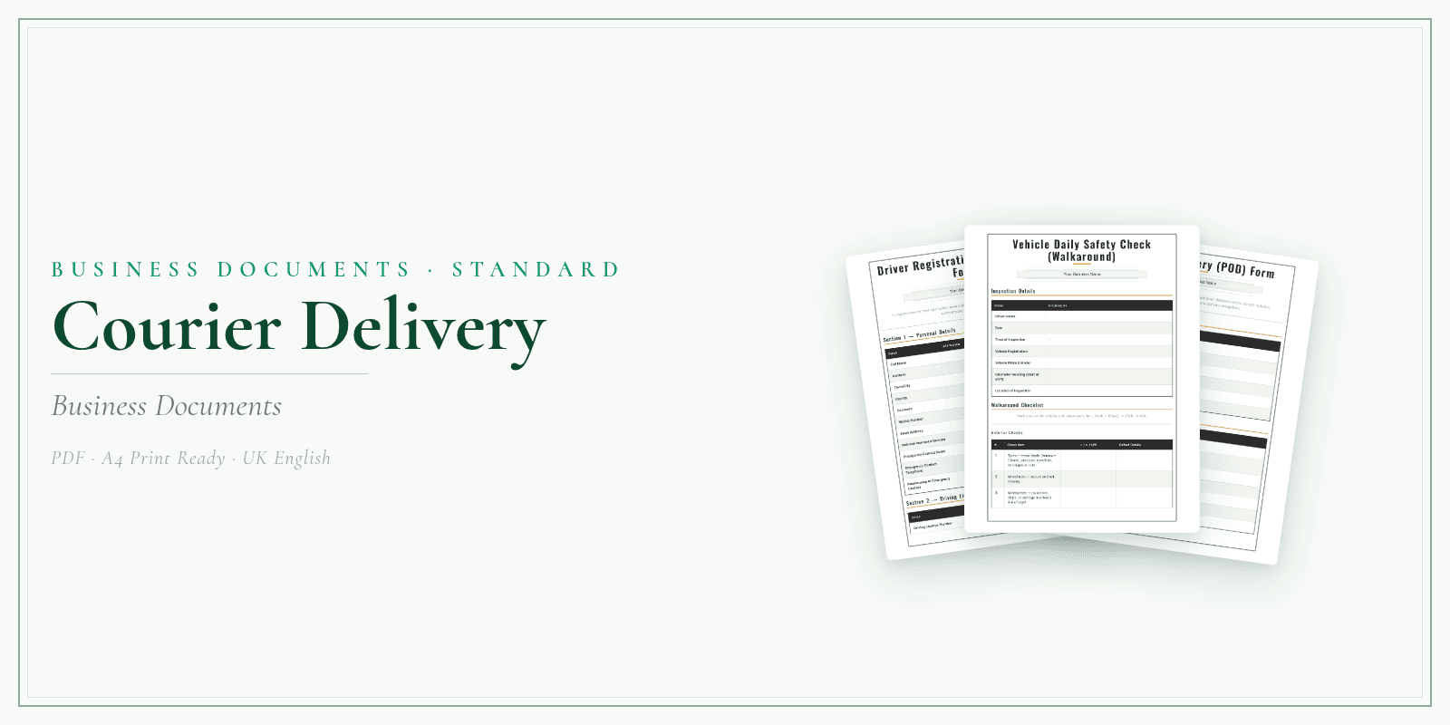 Business Documents — Standard