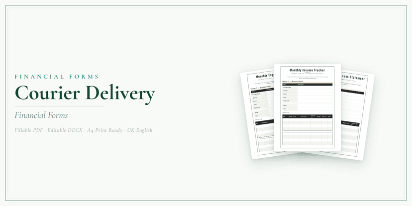 Financial Forms Bundle — Standard