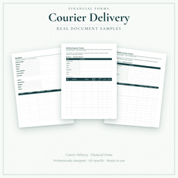 Financial Forms Bundle — Premium — Sample document pages