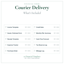 Financial Forms Bundle — Premium — What's included