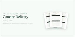Financial Forms Bundle — Custom — Product overview