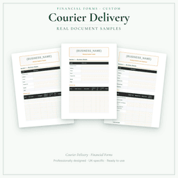 Financial Forms Bundle — Custom — Sample document pages