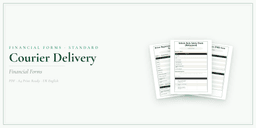 Financial Forms Bundle — Standard — Product overview