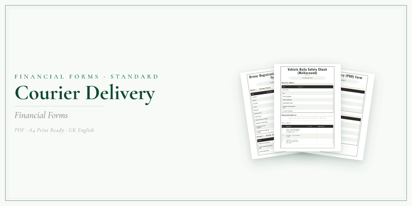 Financial Forms Bundle — Standard