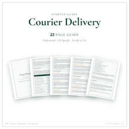 Courier Delivery — Startup Guide, PDF guide product preview
