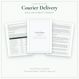 Courier Delivery — Startup Guide, PDF guide sample pages