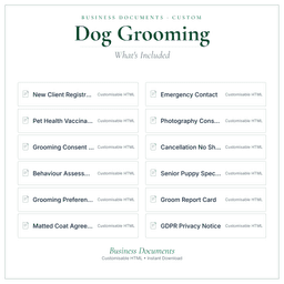 Business Documents — Custom — What's included