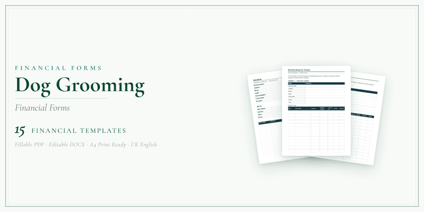 Financial Forms Bundle — Standard