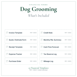 Financial Forms Bundle — Premium — What's included