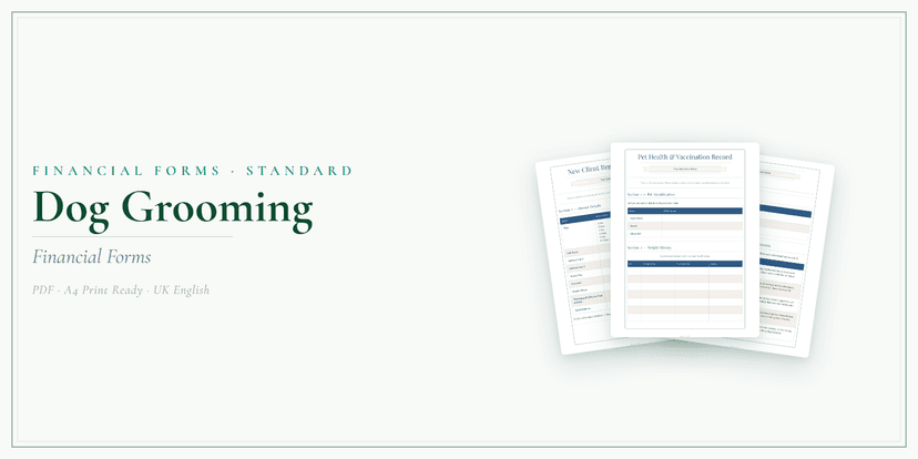 Financial Forms Bundle — Standard