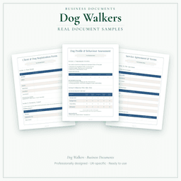 Business Documents — Standard — Sample document pages