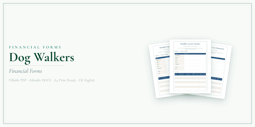 Financial Forms Bundle — Premium