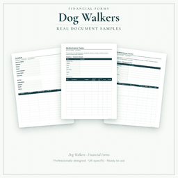 Financial Forms Bundle — Premium — Sample document pages