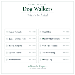 Financial Forms Bundle — Premium — What's included