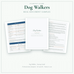 Dog Walkers — Startup Guide, PDF guide sample pages