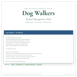 Dog Walkers — Round Management Pack, PDF product preview