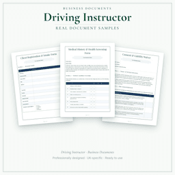 Business Documents — Premium — Sample document pages