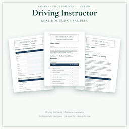 Business Documents — Custom — Sample document pages