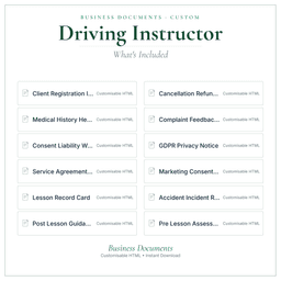 Business Documents — Custom — What's included