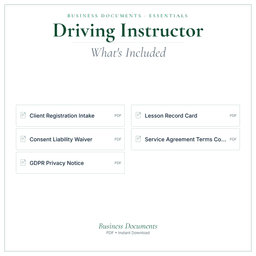 Business Documents — Essential — What's included