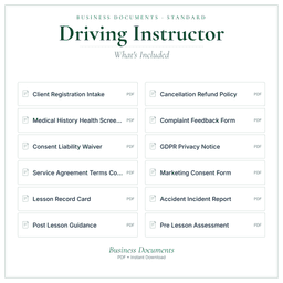 Business Documents — Standard — What's included