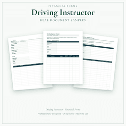 Financial Forms Bundle — Premium — Sample document pages