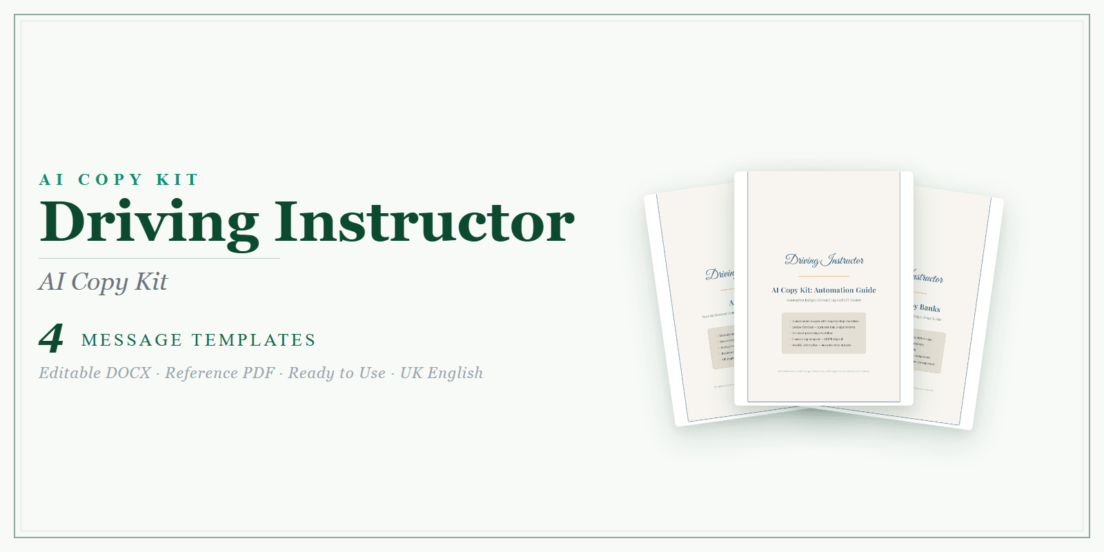 AI Copy Kit — Product overview