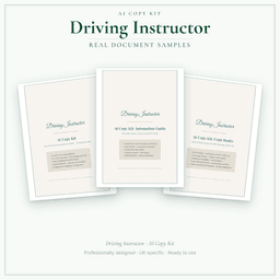 AI Copy Kit — Sample document pages