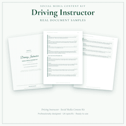 Social Media Content Kit — Sample document pages