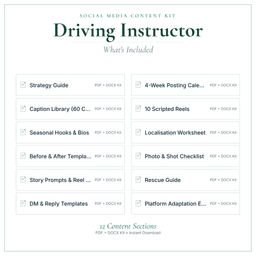 Social Media Content Kit — What's included