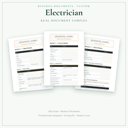 Business Documents — Custom — Sample document pages