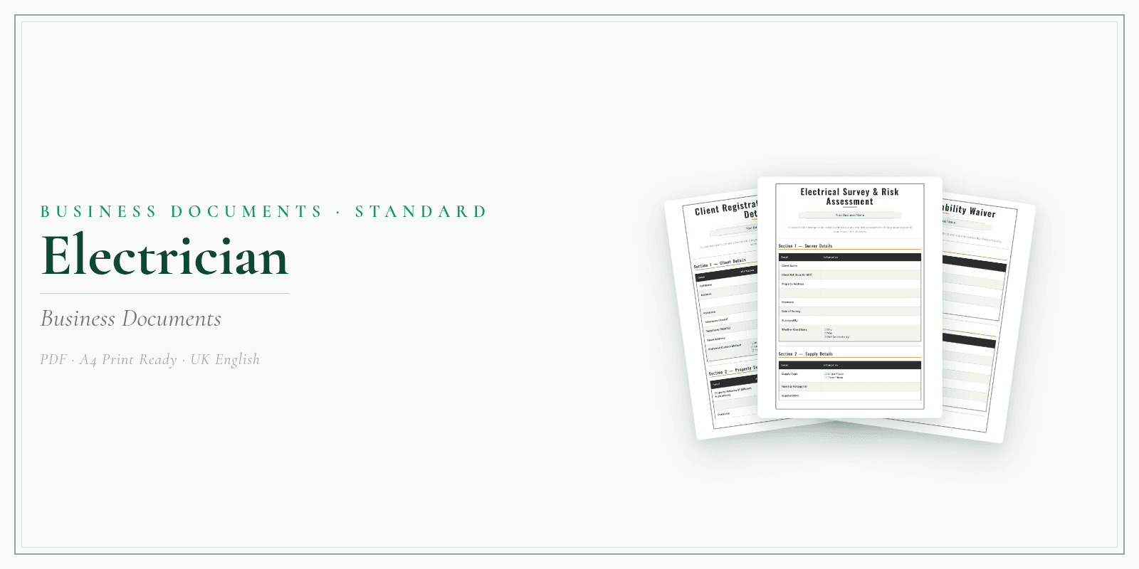 Business Documents — Standard