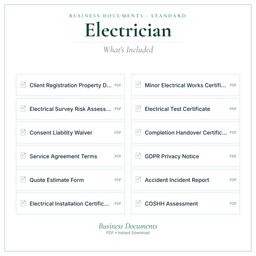 Business Documents — Standard — What's included