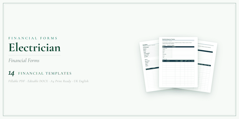 Financial Forms Bundle — Standard